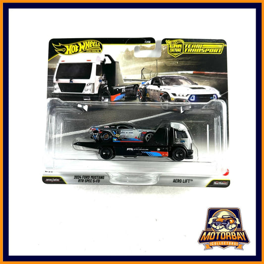 Hot Wheels 1/64 2024 Ford Mustang RTR Spec 5-FD & Aero LIFT