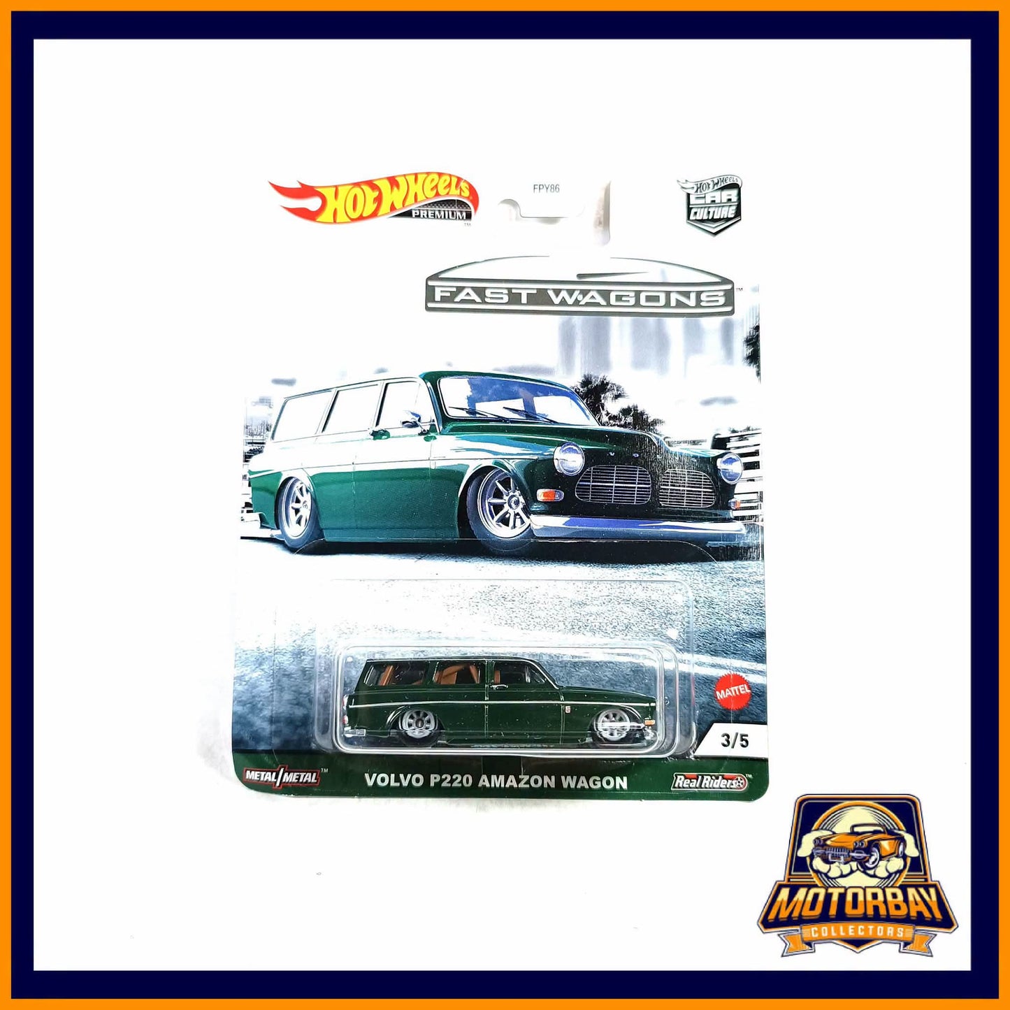 Hot Wheels 1/64 Volvo P220 Amazon Wagon
