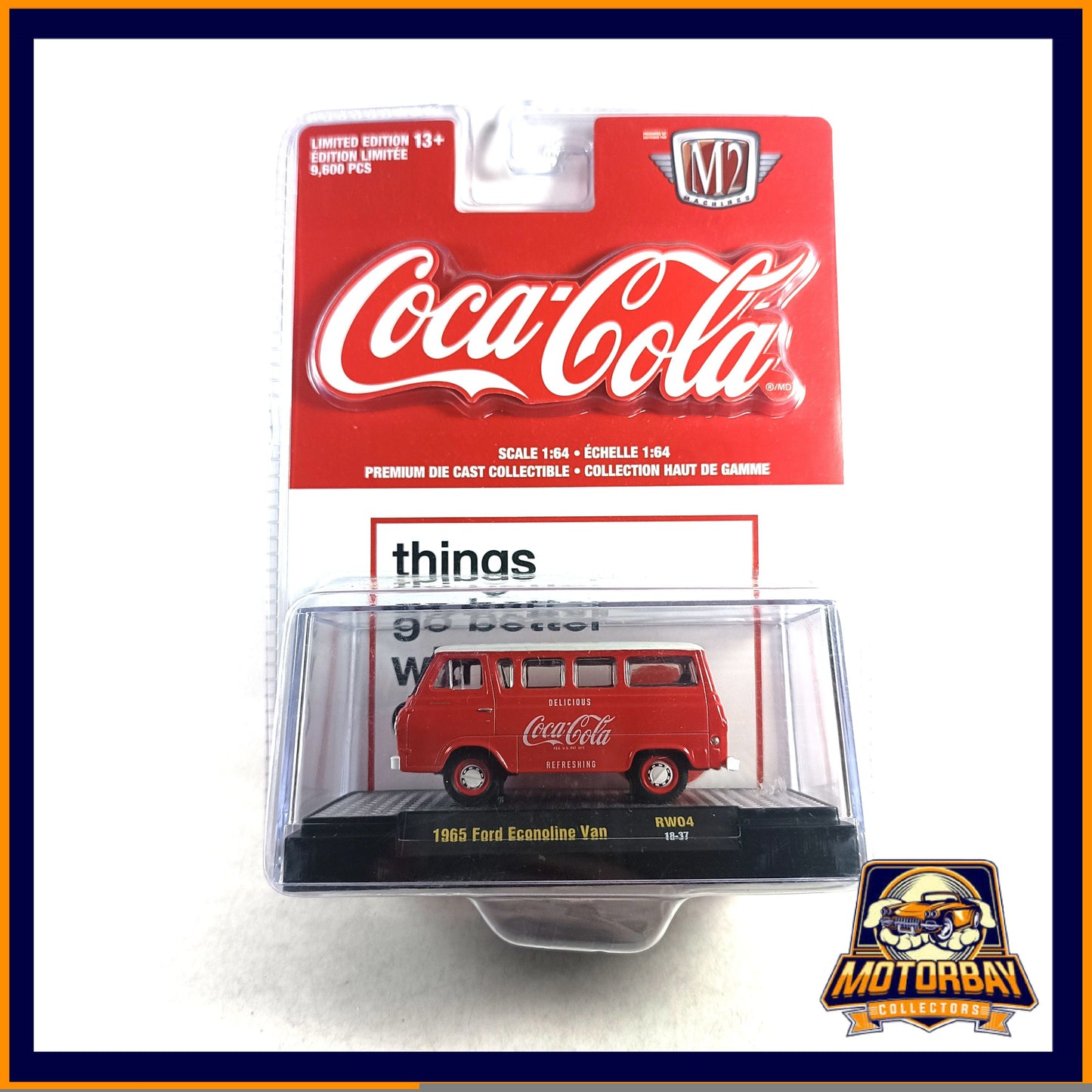 M2 1/64 Coca-Cola 1965 Ford Econoline Van