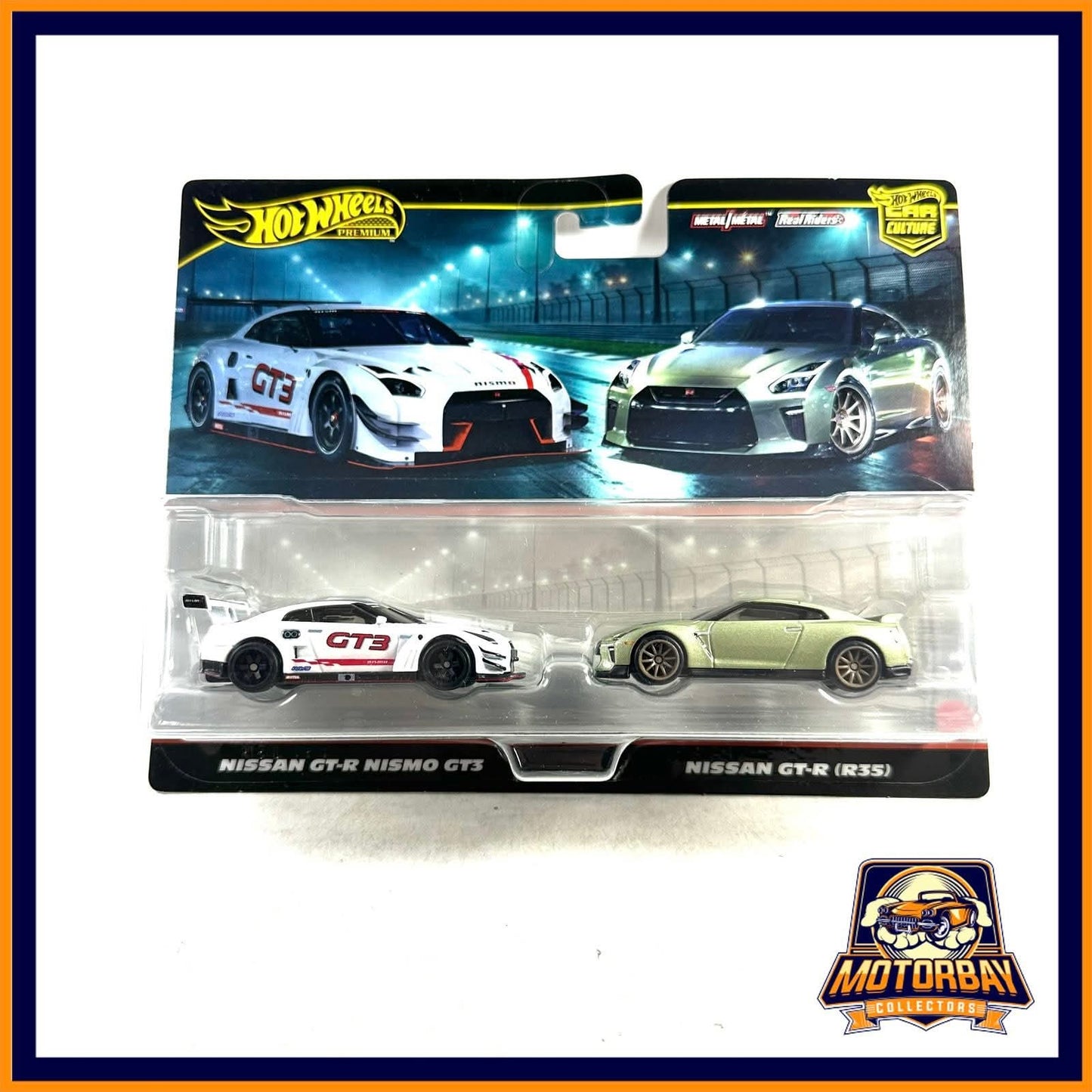 Hot Wheels 1/64 Set Nissan GT-R Nismo GT3 & Nissan GT-R (R35)