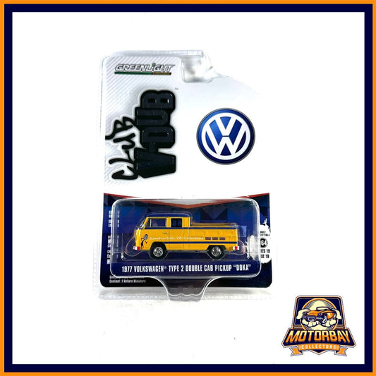 Greenlight 1/64 1977 Volkswagen Type 2 Double Cab Pickup "Doka"