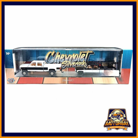 M2 1/64 1975 Chevrolet Silverado 30 4X4 & 1973 Chevrolet Silverado 30
