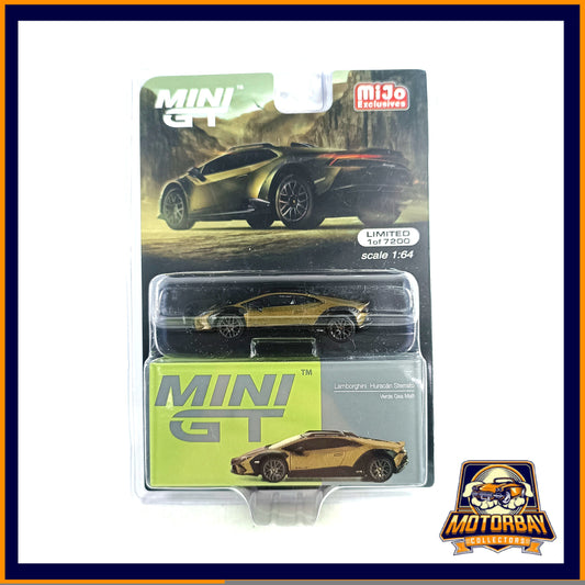 Mini GT 1/64 Lamborghini Huracán Sterrato Verde Gea Matt