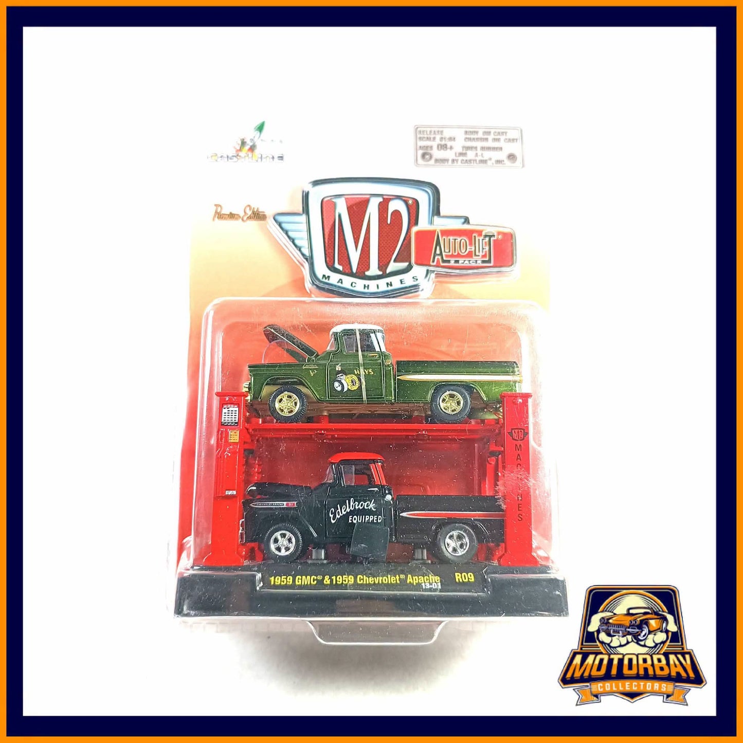 M2 1/64 1959 GMC & 1959 Chevrolet Apache