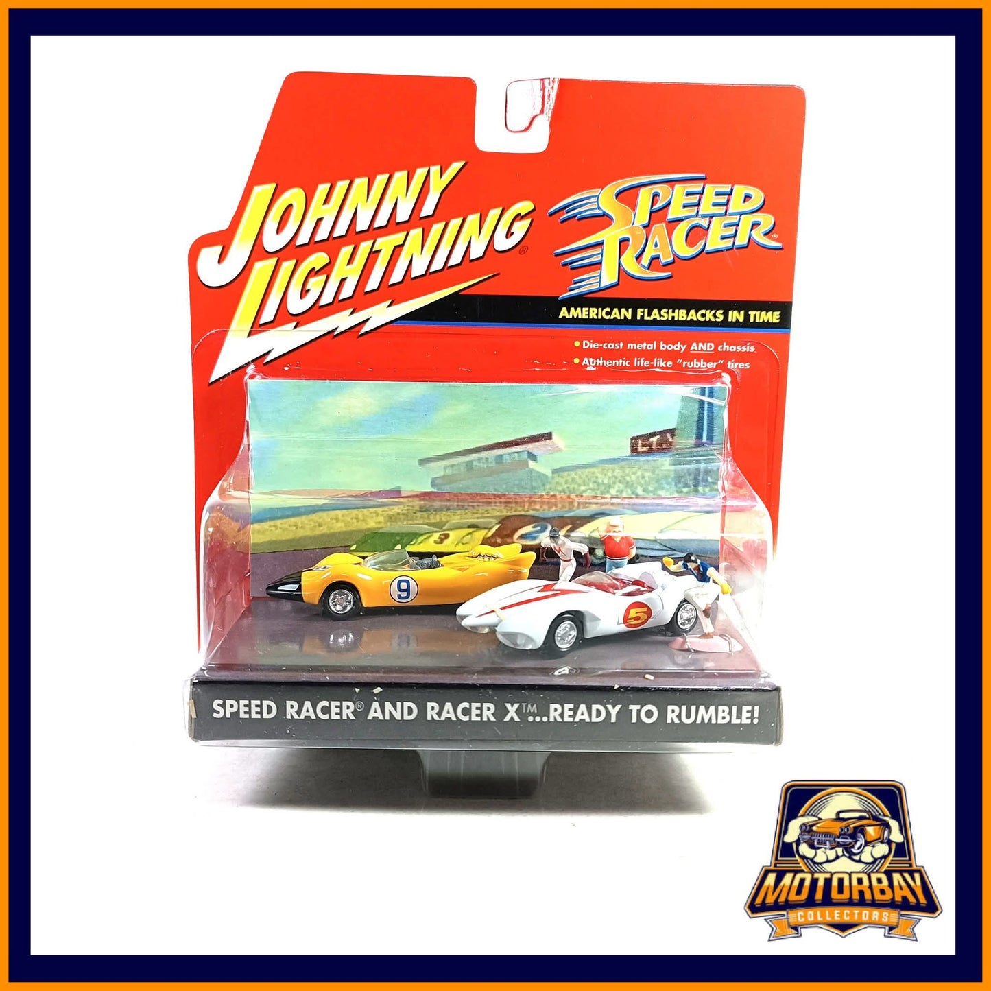 Johnny Lightning 1/64 Speed Racer And Racer X Ready To Rumble