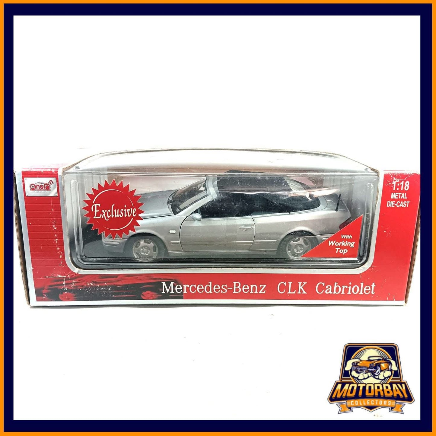 Anso 1/18 Mercedes-benz CLK Cabriolet