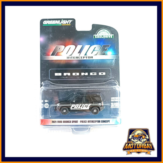 Greenlight 1/64 2021 Ford Bronco Sport - Police Interceptor Concept