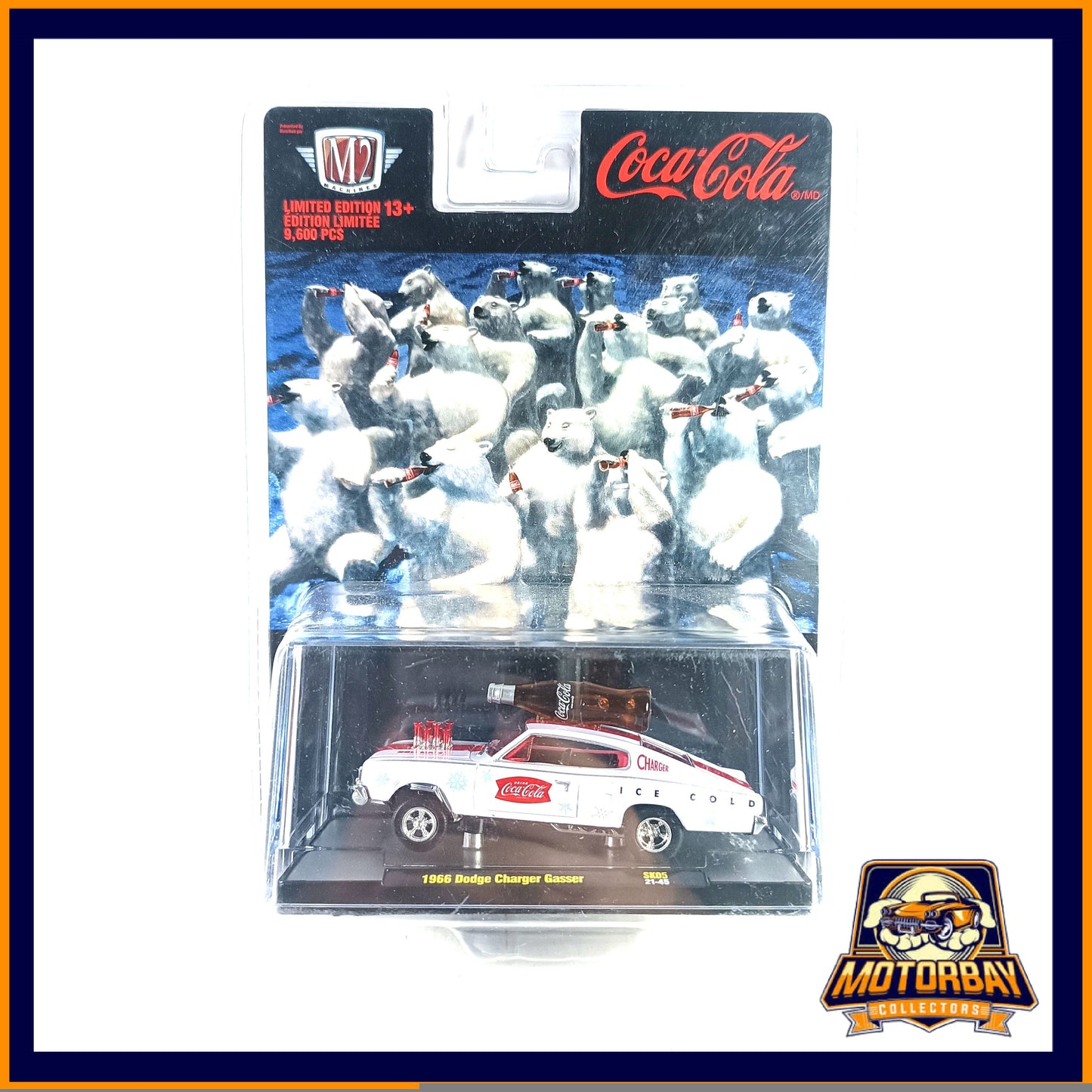 M2 1/64 Coca-Cola 1966 Dodge Charger Gasser