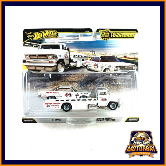 Hot Wheels 1/64 Set 61 Impala & Horizon Hauler Camion De Transport