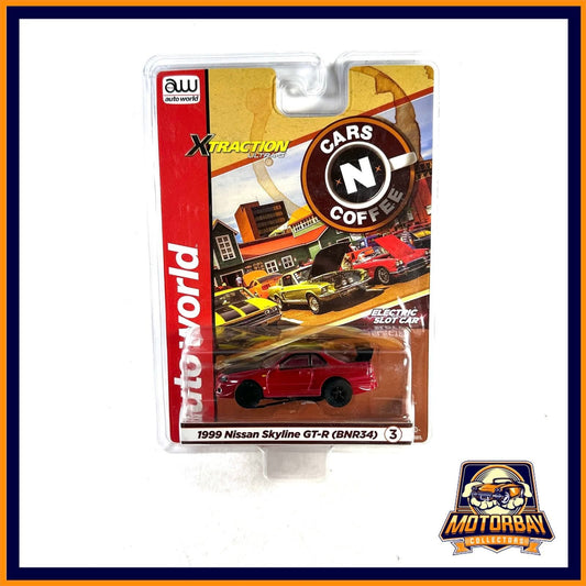 AW Auto World 1/64 Slot Car (Para pista) 1999 Nissan Skyline GT-R (BNR34)