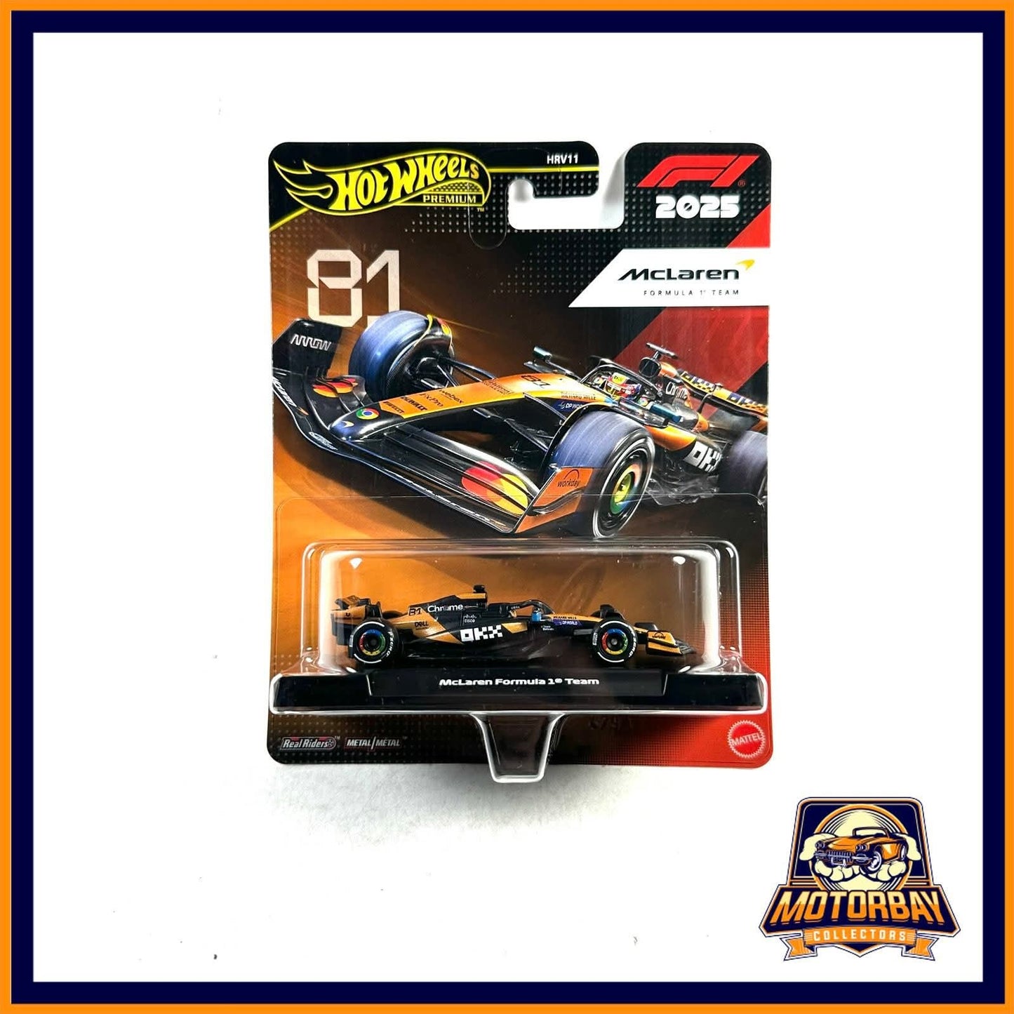Hot Wheels 1/64 Mclaren Formula 1 Team 81