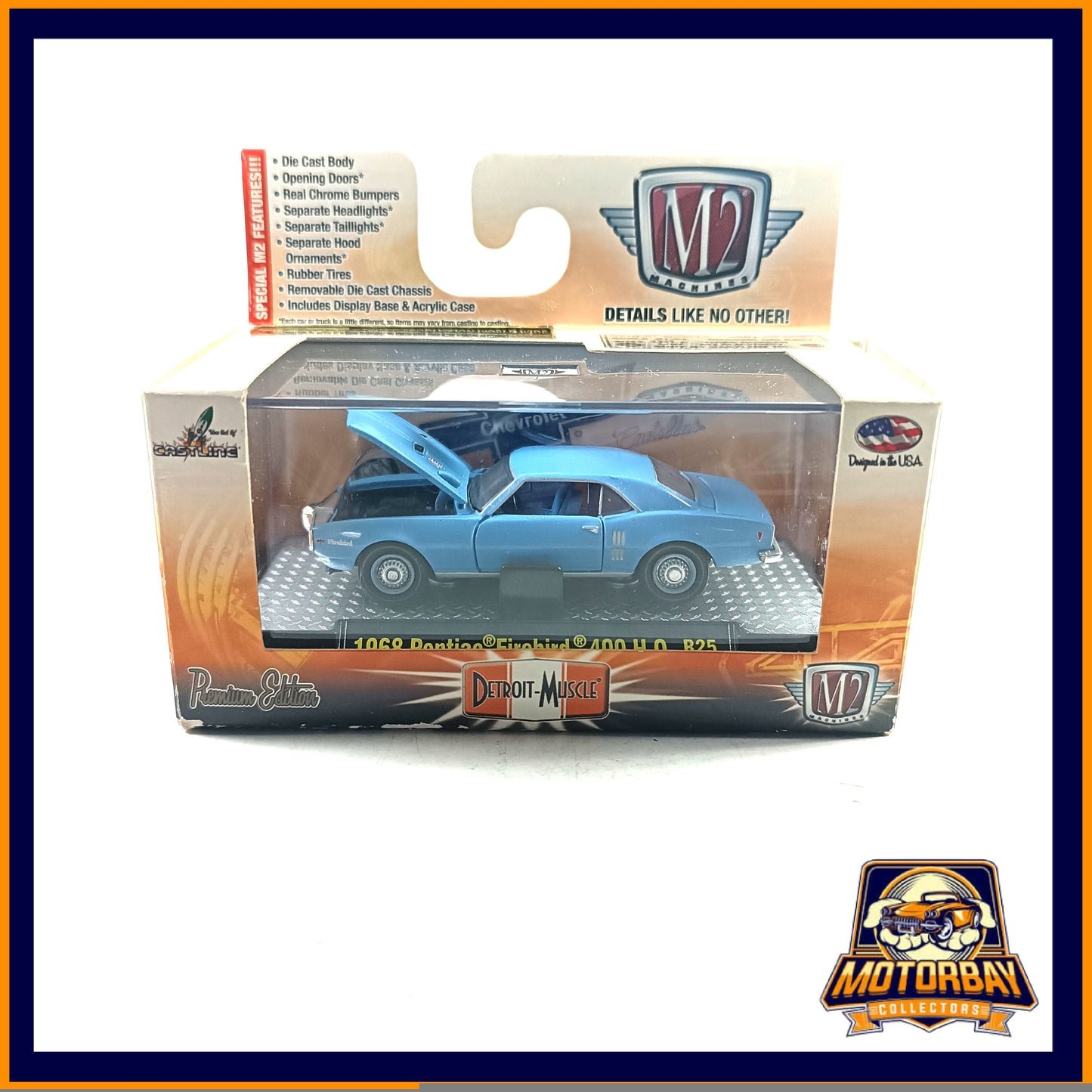 M2 1/64 1968 Pontiac Firebird 400 H.O