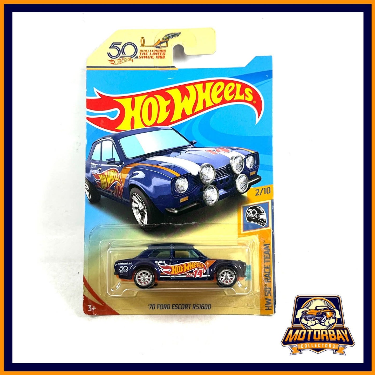 Hot Wheels 1/64 70 Ford Escort RS1600