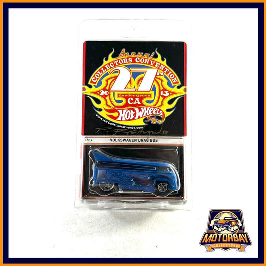 Hot Wheels 1/64 Volkswagen Drag Bus Tiene autógrafo de Phil Rielhman