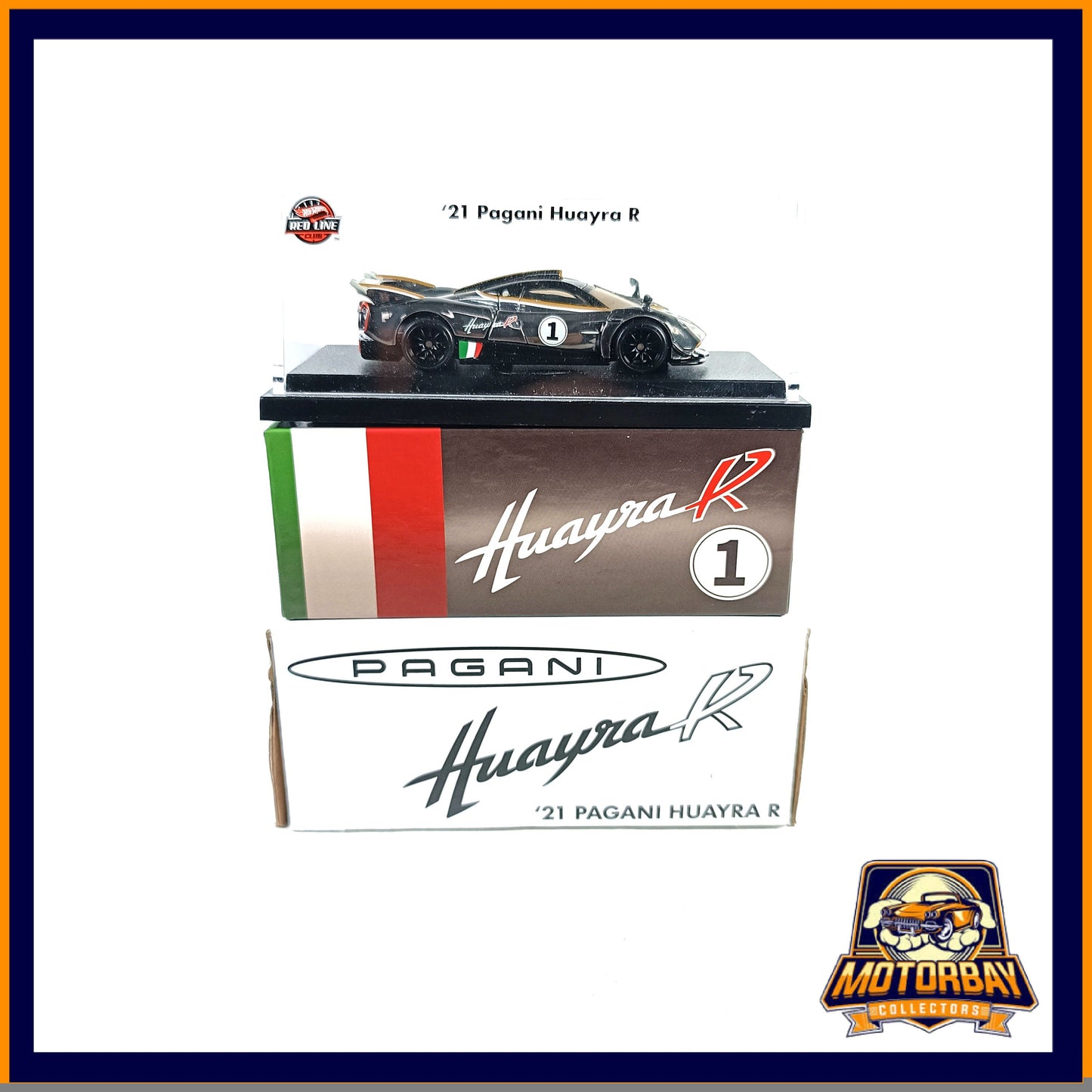 Hot Wheels 1/64 RLC 21 Pagani Huayra R Negro