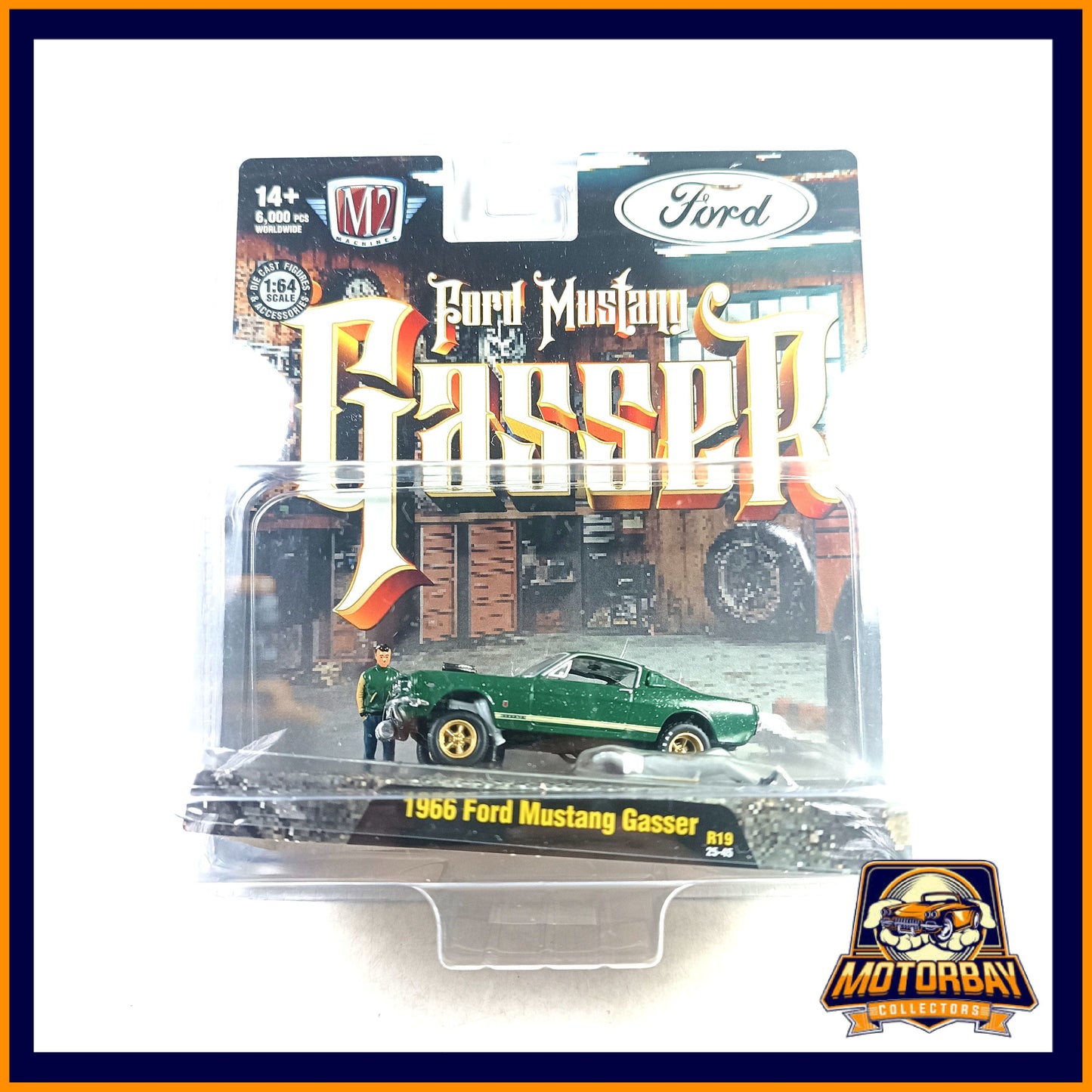 M2 1/64 1966 Ford Mustang Gasser
