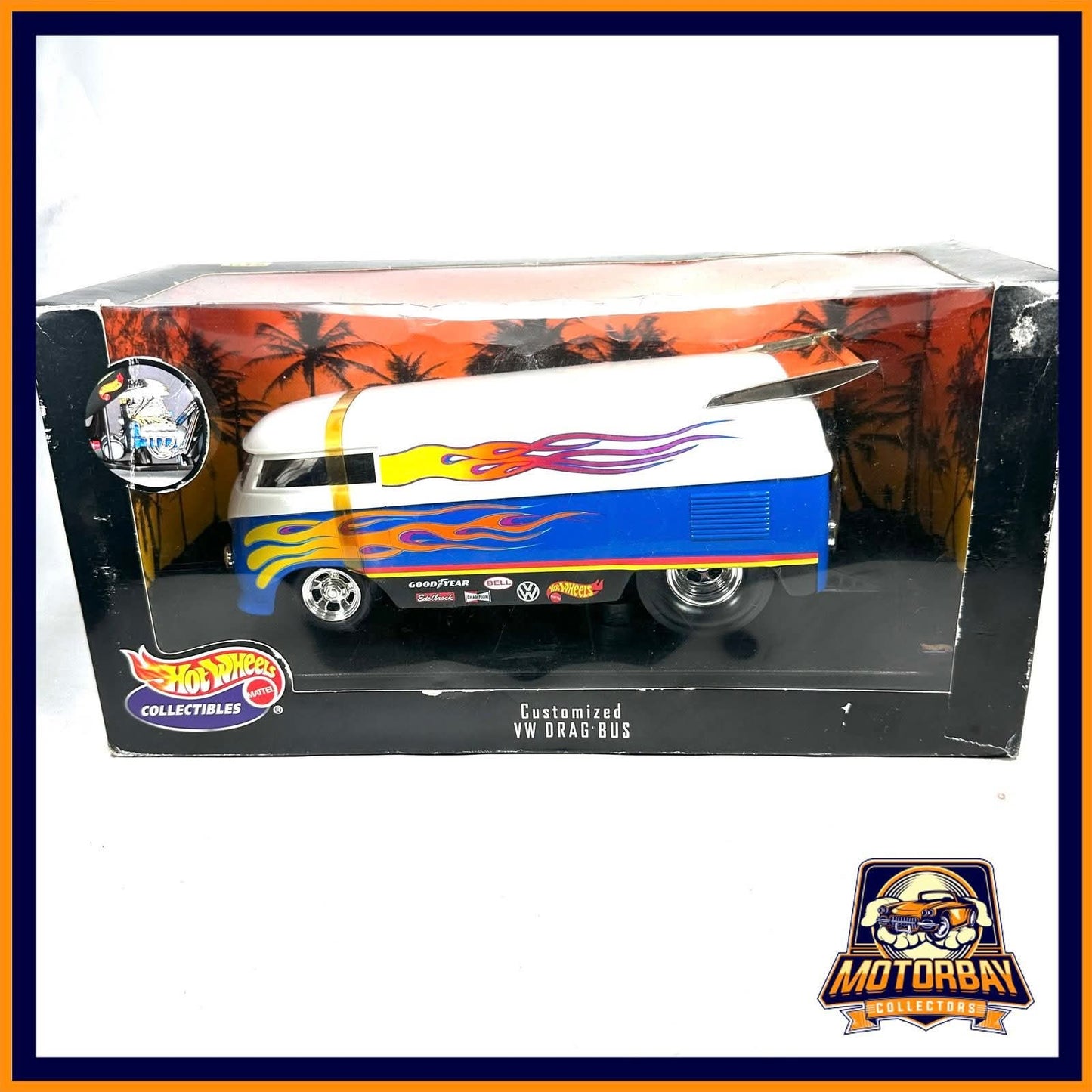 Hot Wheels 1/18 Customized VW Drag Bus