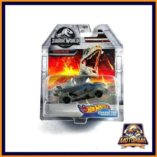 Hot Wheels 1/64 Jurassic World Velociraptor Blue