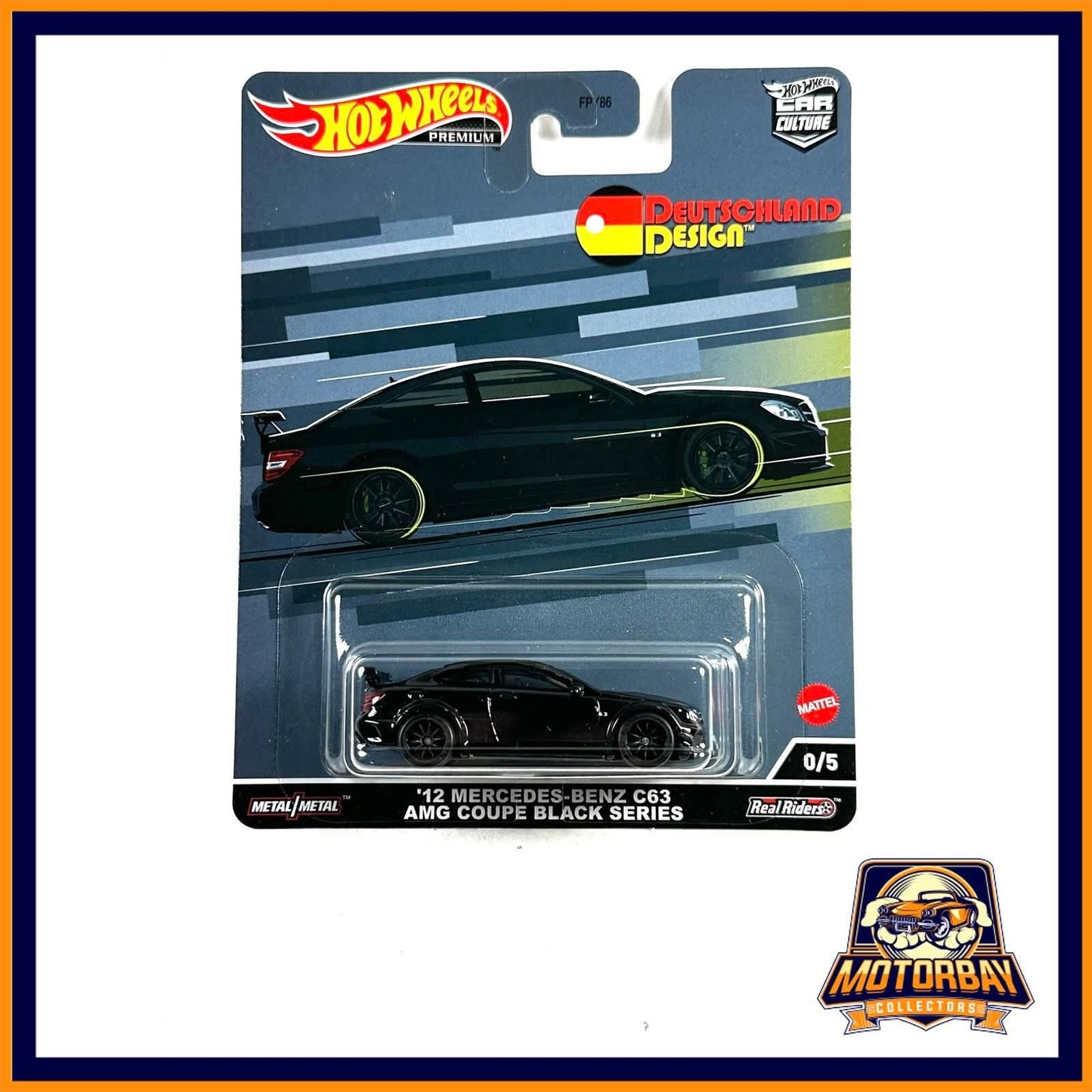 Hot Wheels 1/64 12 Mercedes-benz C63 AMG Coupe Black Series